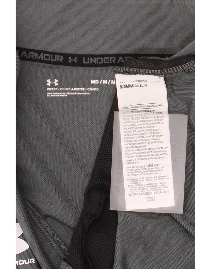 Męska kurtka dresowa Under Armour, średnioszara, poliestrowa