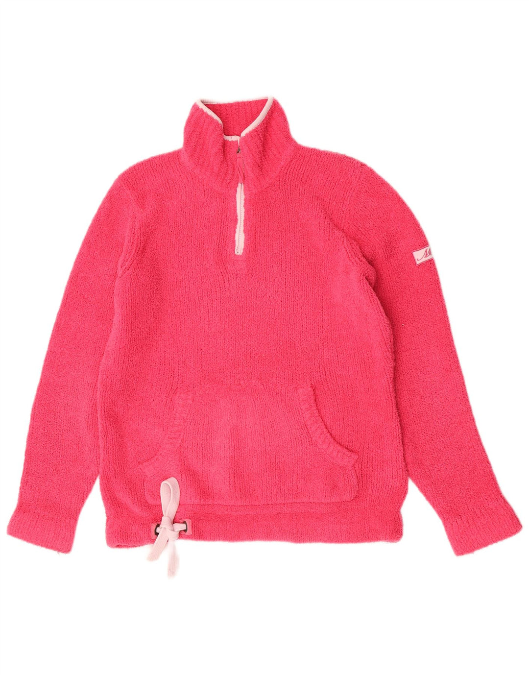 Damska bluza oversize z grafiką i zamkiem błyskawicznym Musto UK 10 Small Pink