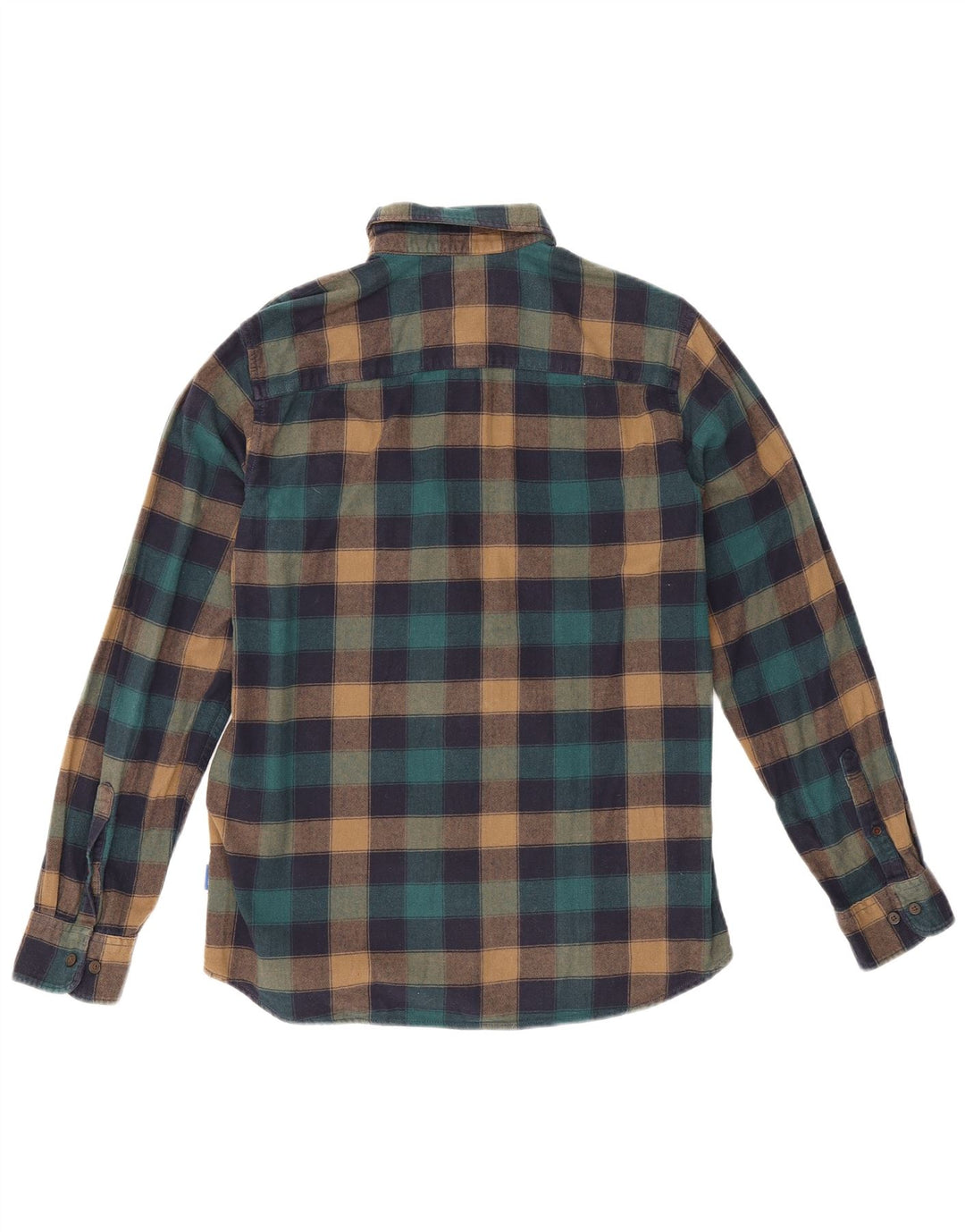 Męska koszula flanelowa Jack & Jones w małą wielobarwną kratę, bawełniana