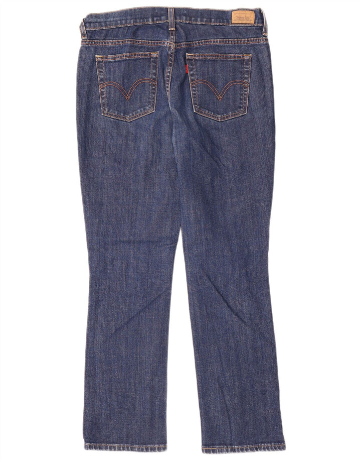 Damskie dżinsy Levi's 505 Straight US 6 Medium W32 L29 Niebieska bawełna