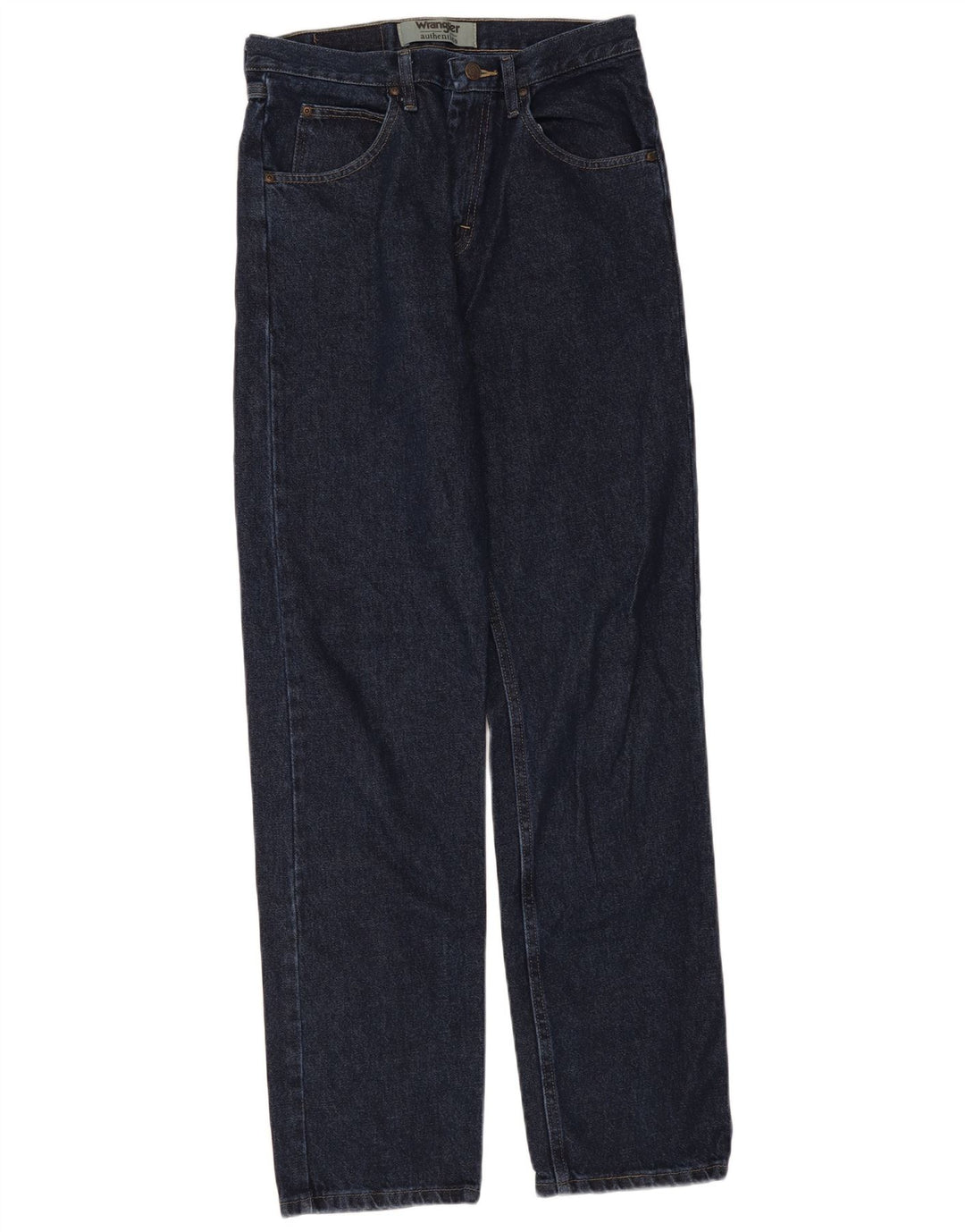 Męskie jeansy Wrangler Authentic Straight W30 L34 Granatowa bawełna