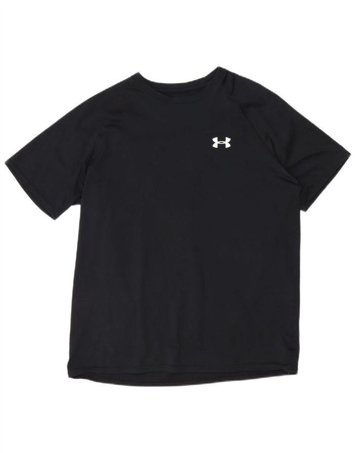 Męska koszulka t-shirt Under Armour Heat Gear, średnia czarna
