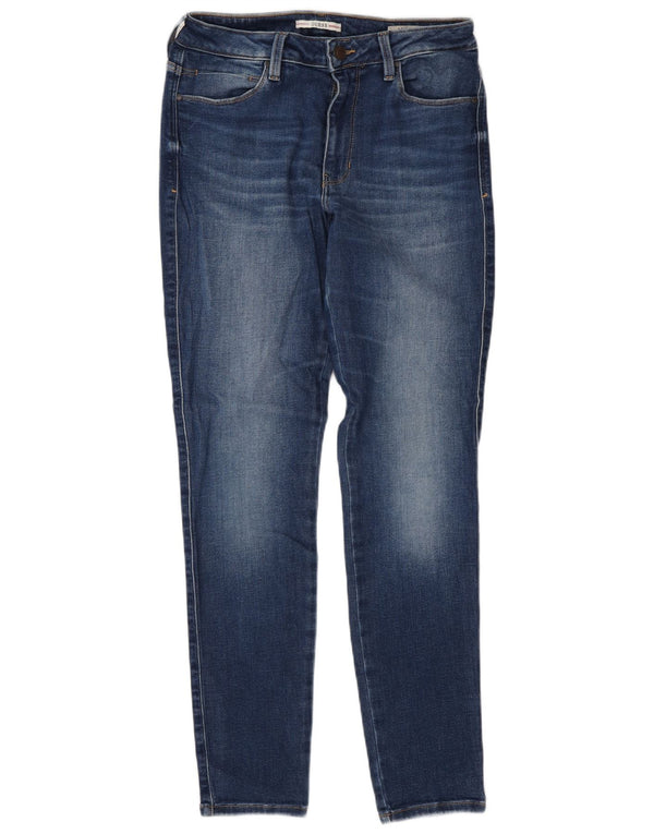 Guess Damskie Skinny Jeansy W30 L30 Niebieskie Bawełniane
