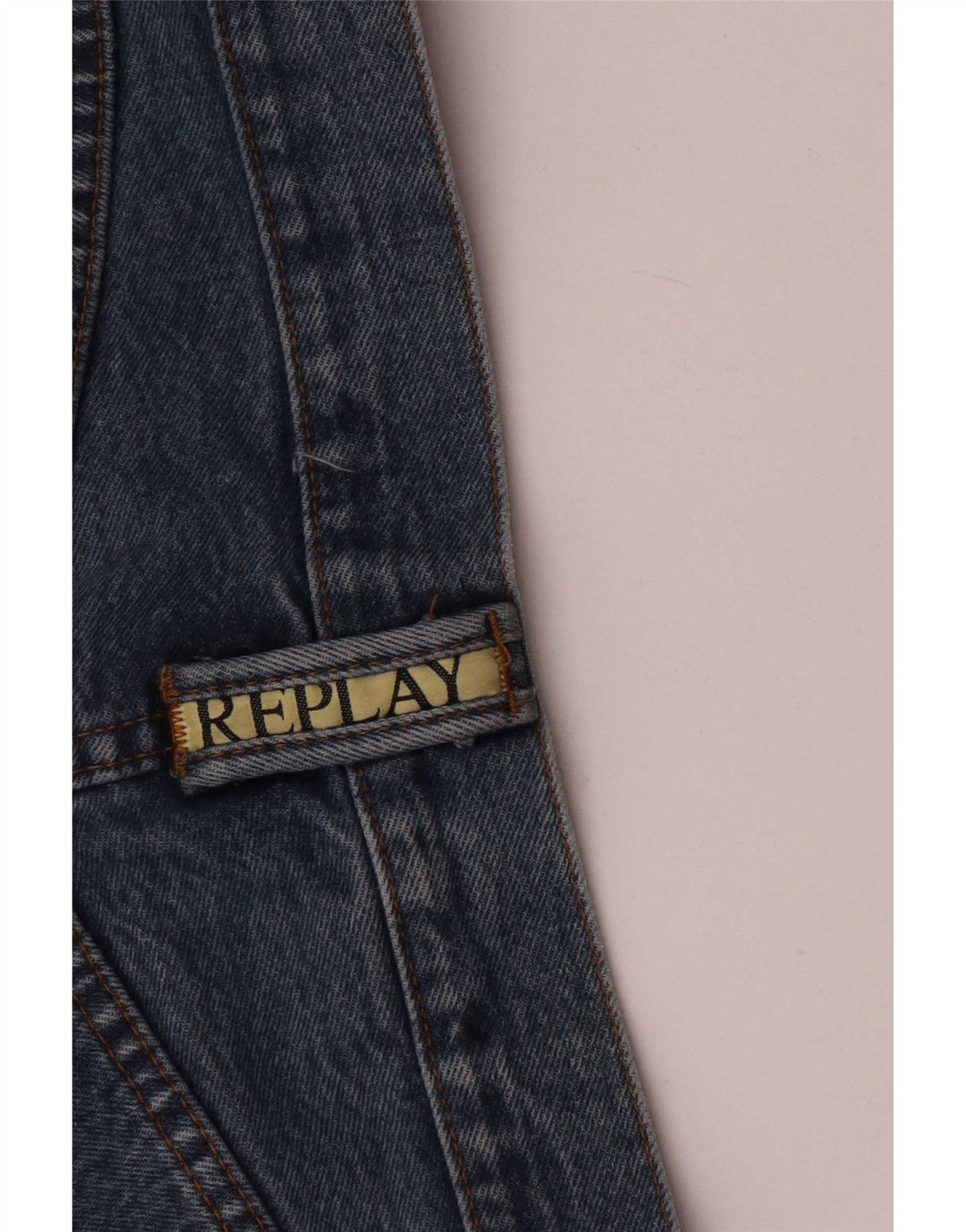 Damskie jeansy Replay 901 Slim W32 L32 Niebieskie bawełniane
