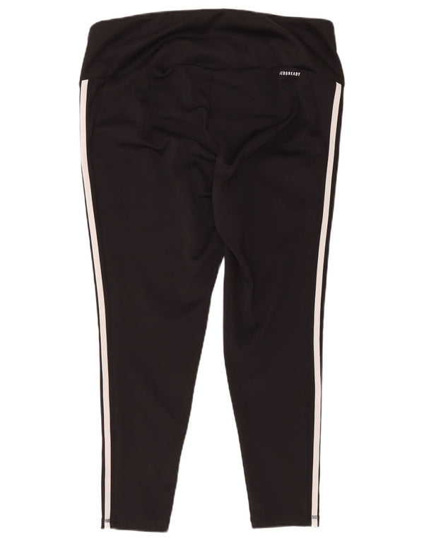 Damskie legginsy Adidas Aeroready Capri UK 24/226 2XL Czarny poliester