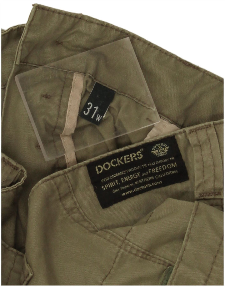 Damskie spodenki cargo Dockers W31, średnia bawełna khaki