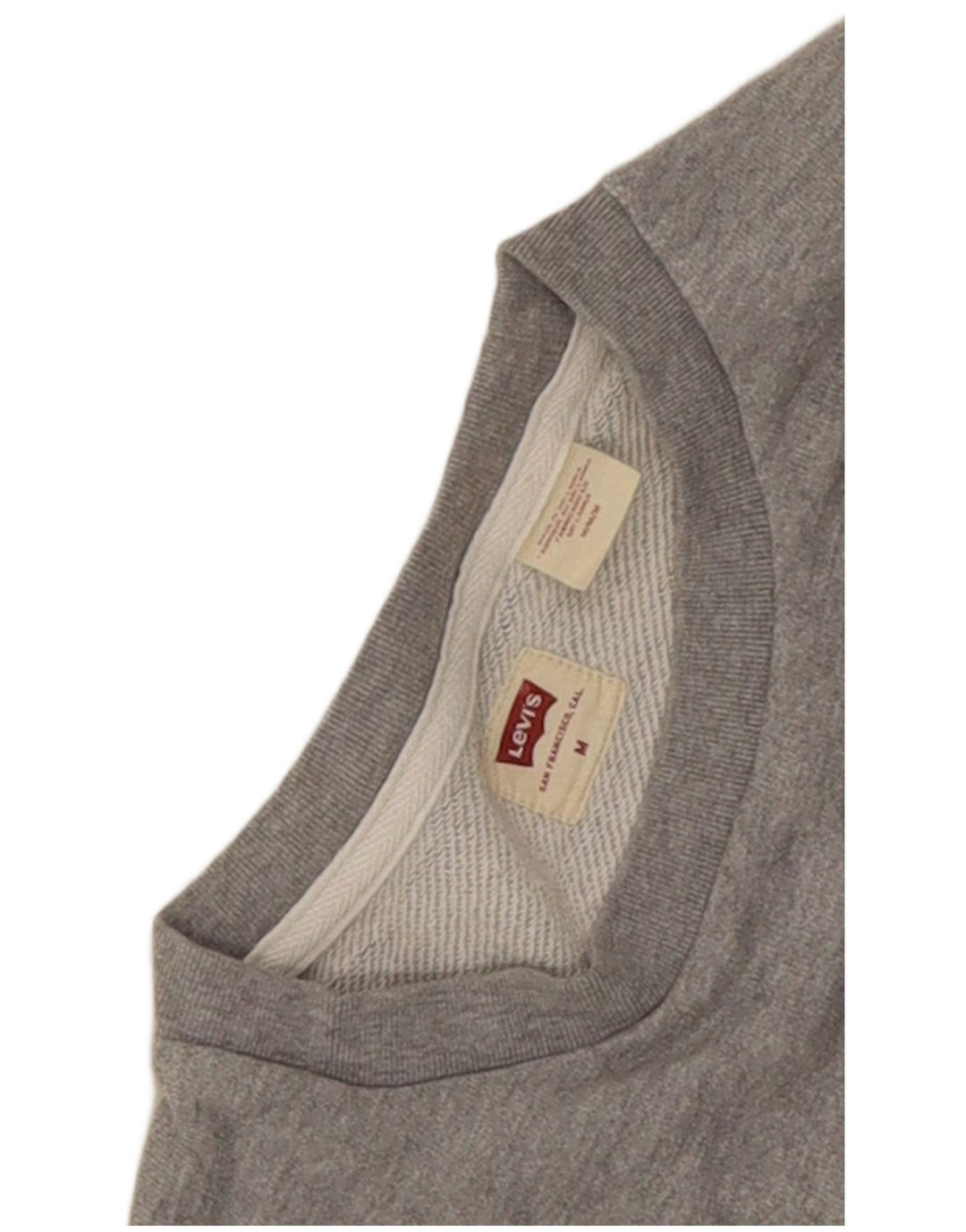 Męski sweter z grafiką Levi's, średnioszary, nakrapiany