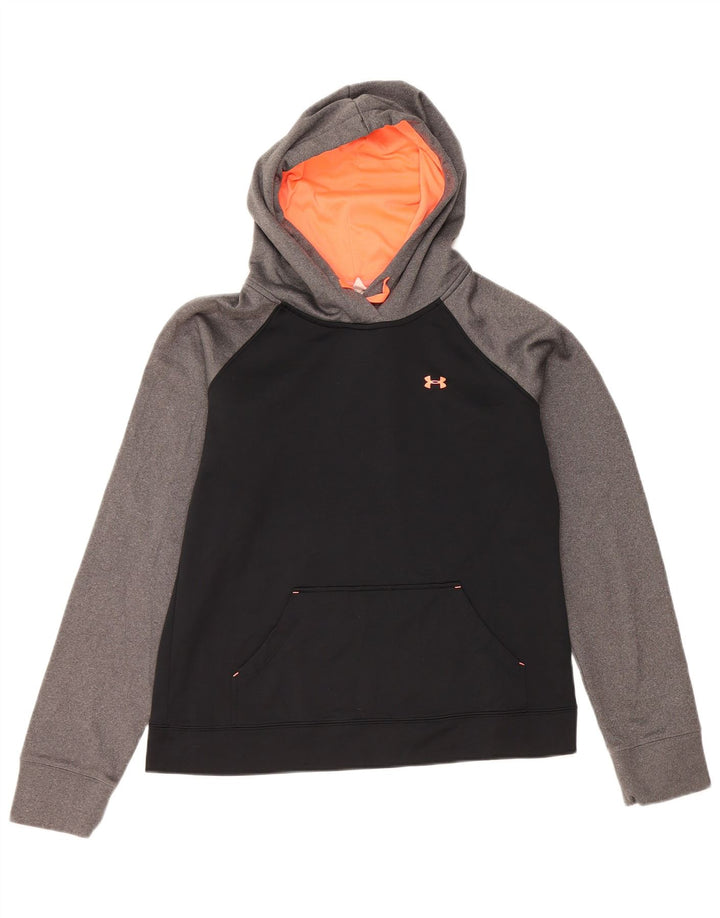Damski sweter z kapturem Under Armour UK 14, poliester w kolorze średniej czerni