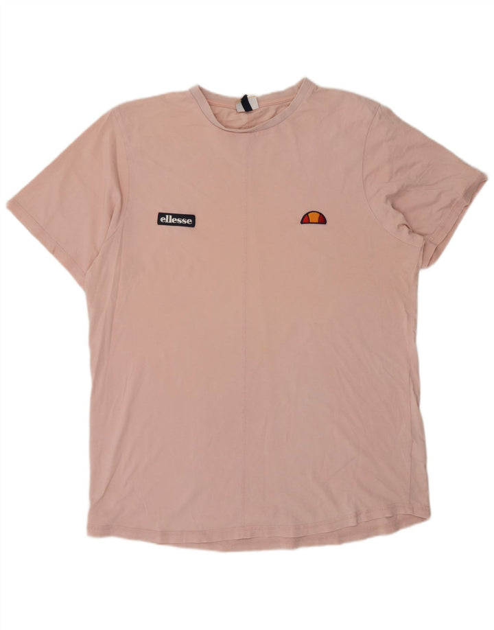 T-shirt męski Ellesse Top XL, różowy, bawełniany
