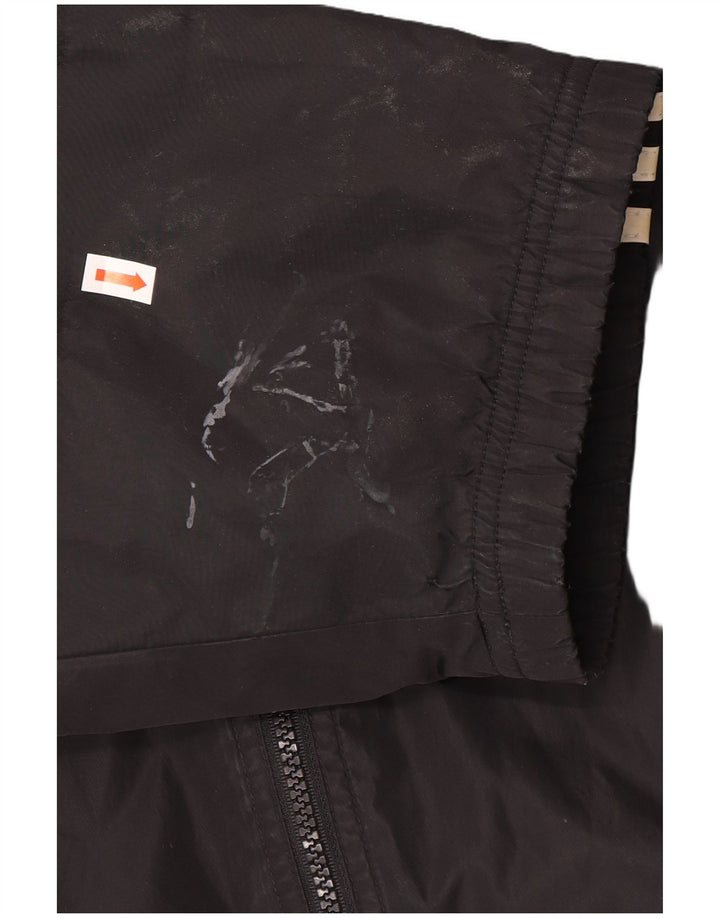 Męska kurtka dresowa Adidas UK 44/46, duża, czarna nylonowa