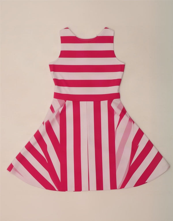 Polo Ralph Lauren Girls Sleeveless Swing Dress 12-13 Years XL Pink Striped