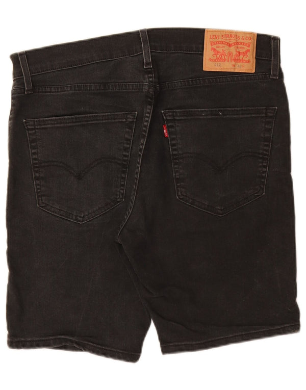Męskie spodenki jeansowe Levi's 412 W31 Średnia czarna bawełna