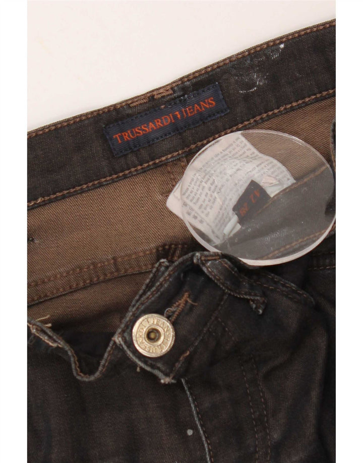 Damskie proste dżinsy Trussardi W28 L28 czarne