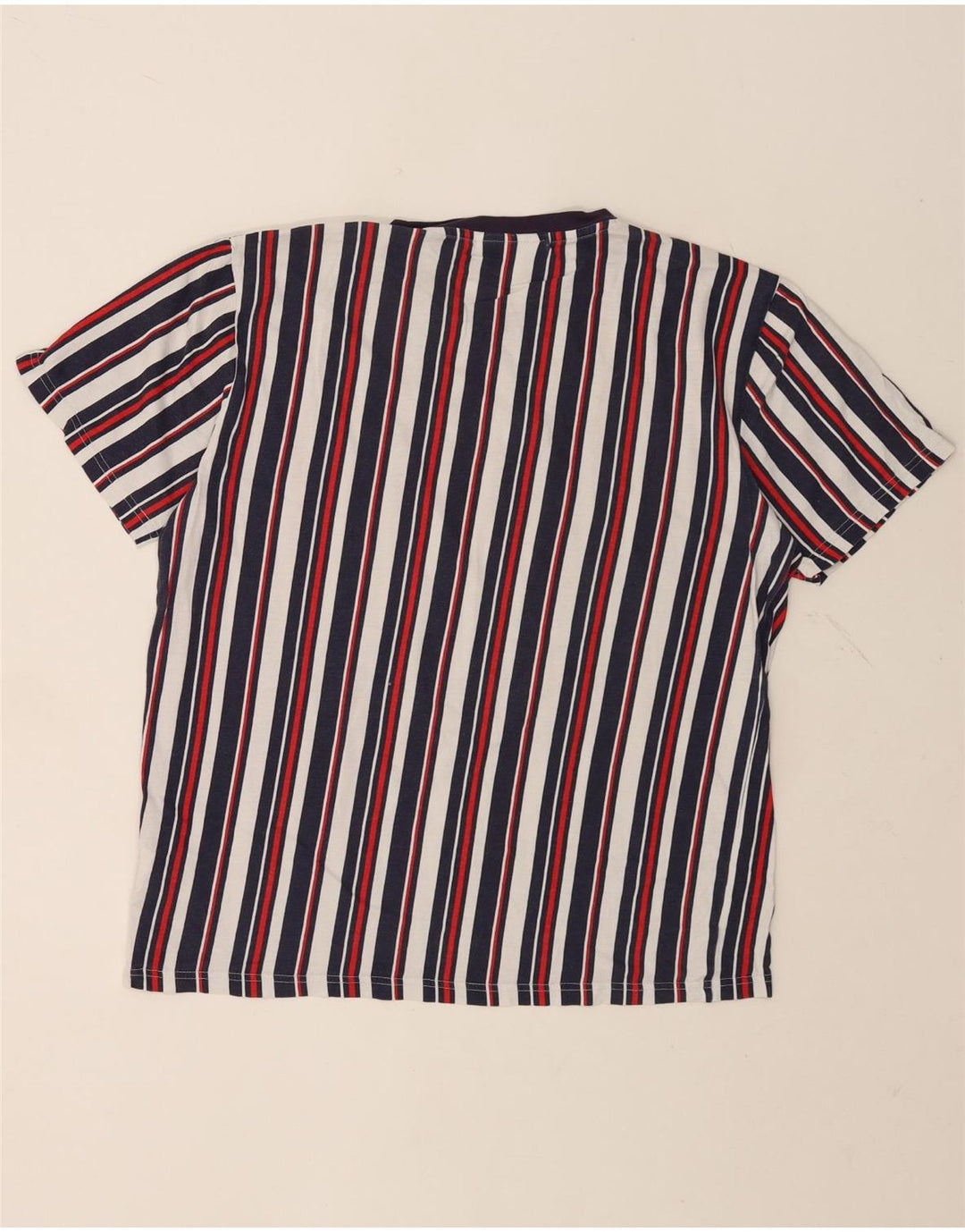 T-shirt męski FILA Top, bawełniany, w wielokolorowe paski