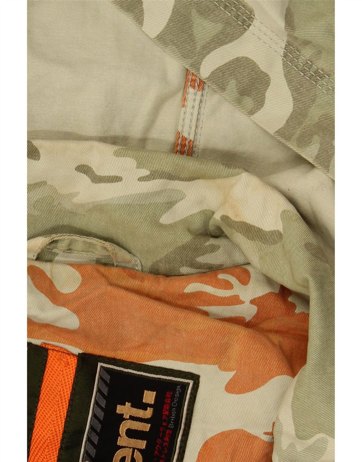 Damska kurtka wojskowa Superdry Oversize z rękawem 3/4, UK 14, średni khaki