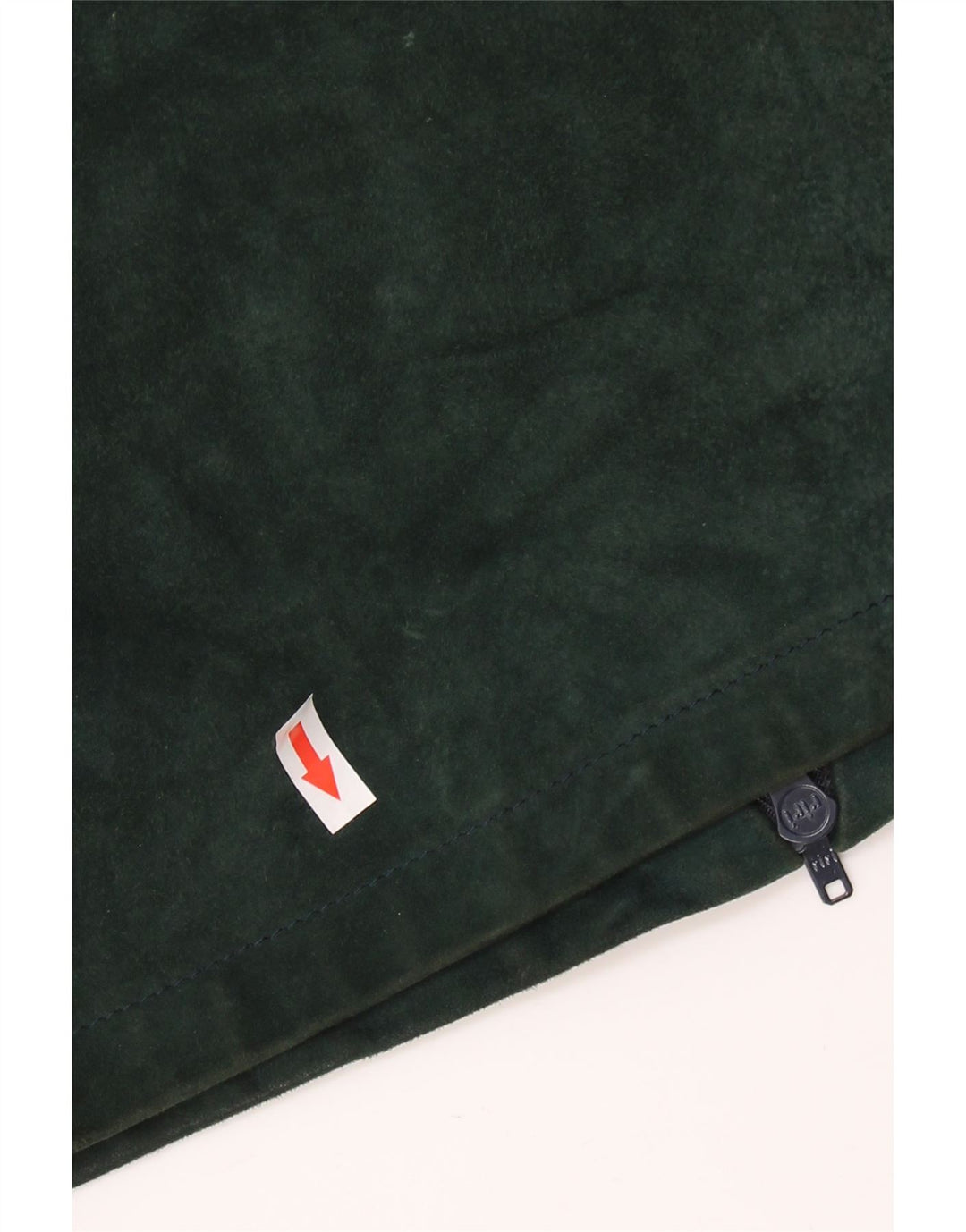 Zamszowa spódnica damska VINTAGE W26 Small Green