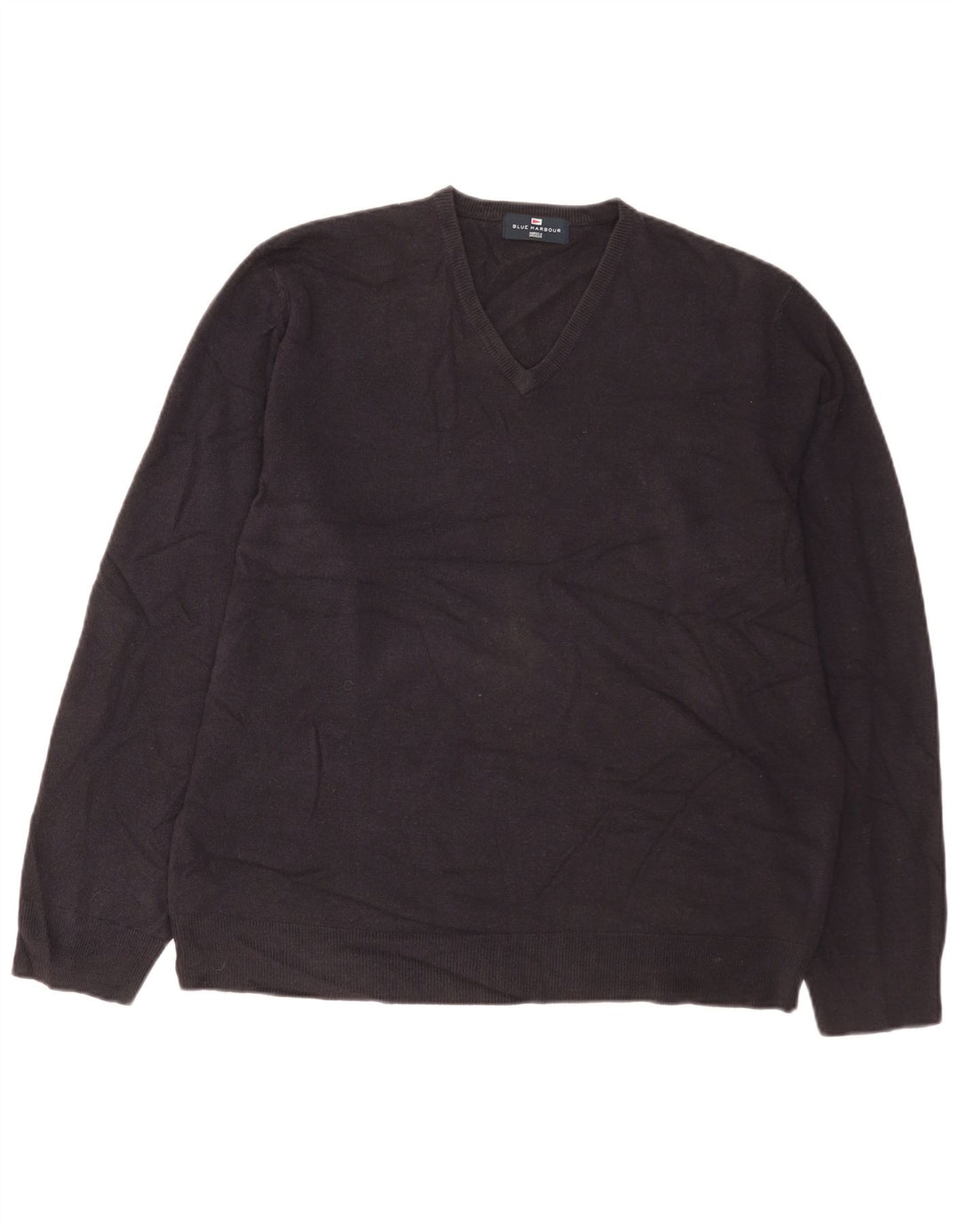 Marks & Spencer Męski sweter XL z dekoltem w kształcie litery V, niebieski i granatowy