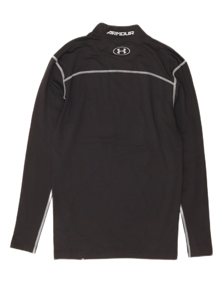 Damska koszulka Cold Gear z długim rękawem Under Armour UK 12, średni czarny poliester