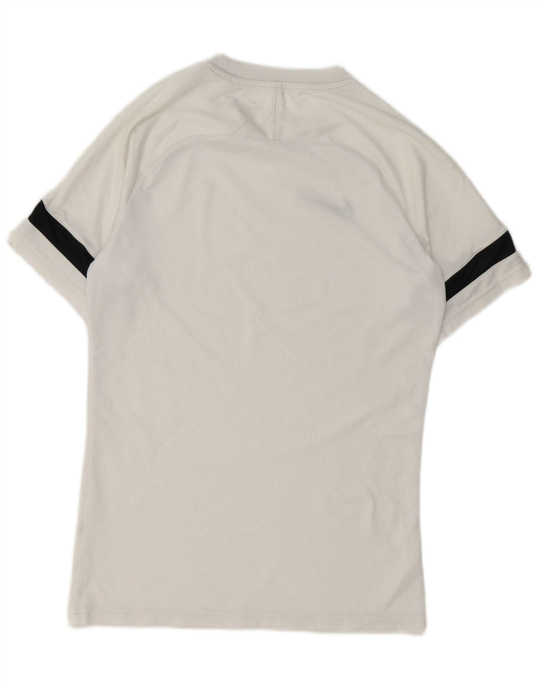 Męski T-shirt Nike Dri Fit, mały, biały, z blokami kolorów