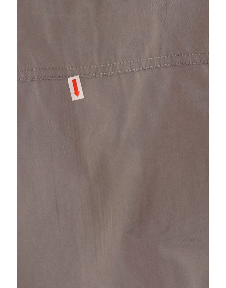 HENRY COTTONS Mens Bomber Jacket IT 54 2XL Grey Polyamide