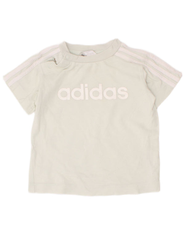 T-shirt chłopięcy Adidas Baby Graphic Top 6-9 miesięcy Zielony