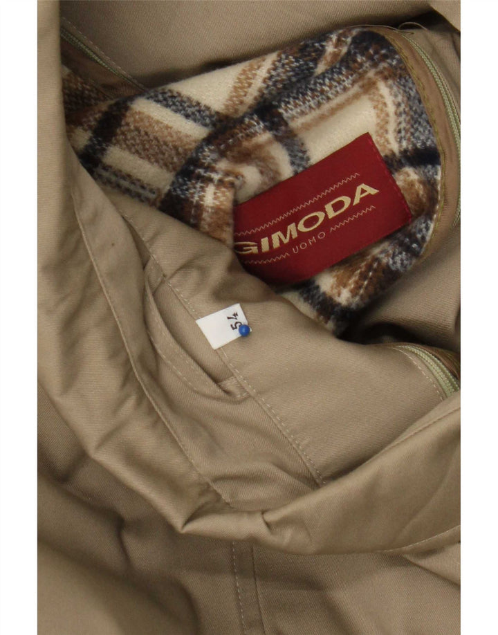 Vintage męski trencz IT 54 2XL beżowy