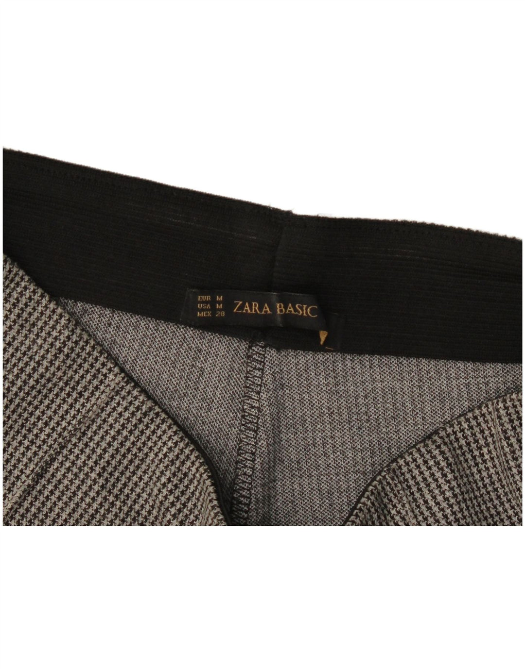Spodnie damskie Zara Stirrup UK 12, średnioszare, w pepitkę