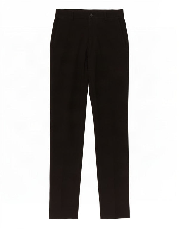Męskie spodnie typu skinny casual Marks & Spencer W28 L33, czarny poliester