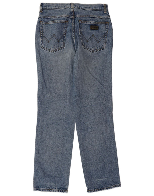 Męskie proste dżinsy WRANGLER W28 L32 niebieskie