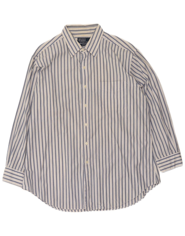 Koszula męska Polo Ralph Lauren rozmiar 17 XL, bawełniana w białe paski