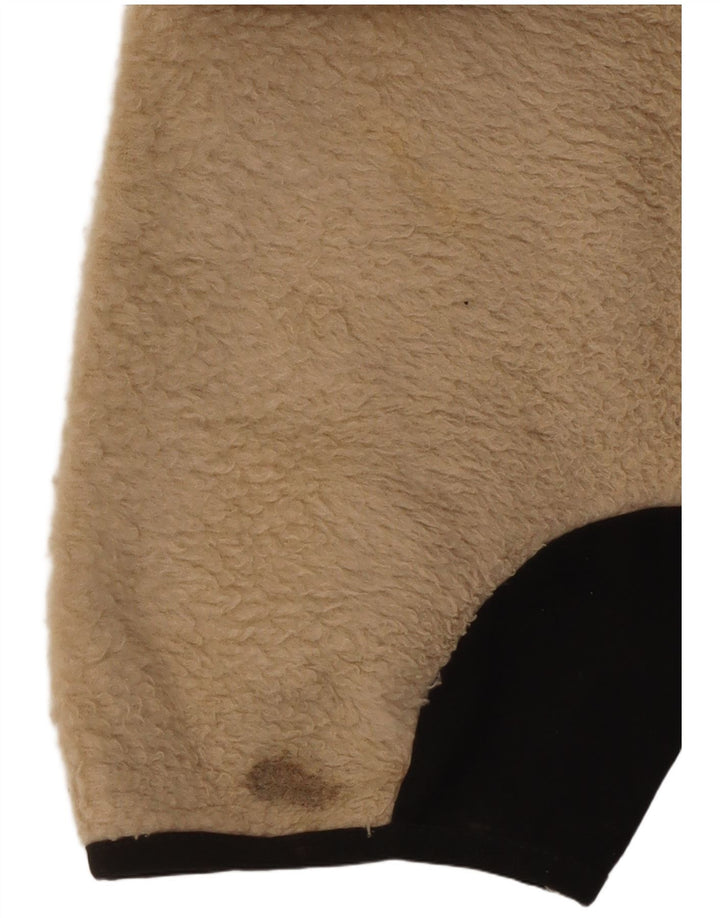 Męska kurtka polarowa Fila UK 40, duża, beżowa, poliester