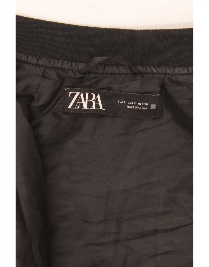 Damska pikowana kurtka oversize Zara UK 10, mała czarna