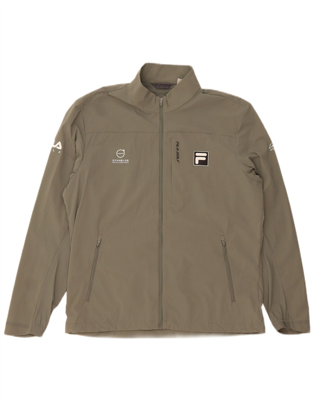 Damska kurtka dresowa Fila o regularnym kroju, UK 18 XL Khaki
