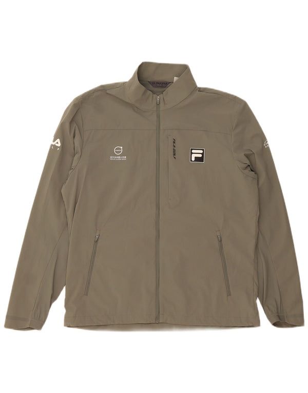 Damska kurtka dresowa Fila o regularnym kroju, UK 18 XL Khaki