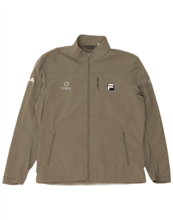 Damska kurtka dresowa Fila o regularnym kroju, UK 18 XL Khaki