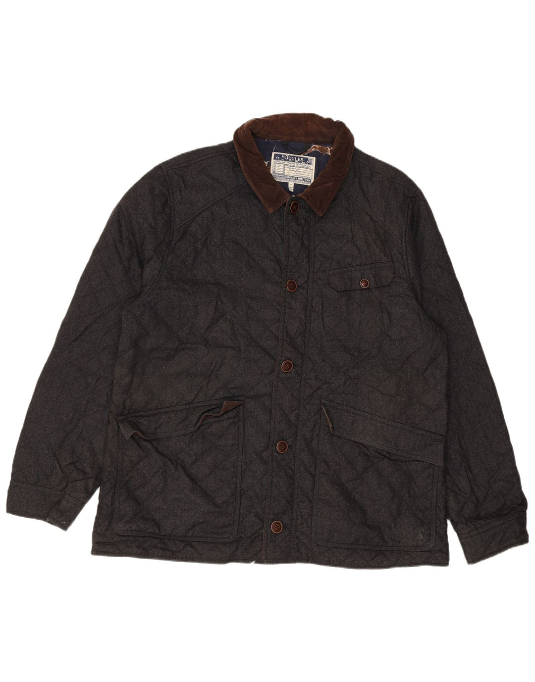 Męska pikowana kurtka JOULES UK 44 2XL Granatowy poliester