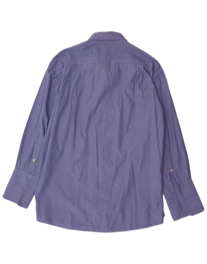 Męska koszula wizytowa PIERRE CARDIN rozmiar 17 XL, niebieska w prążki