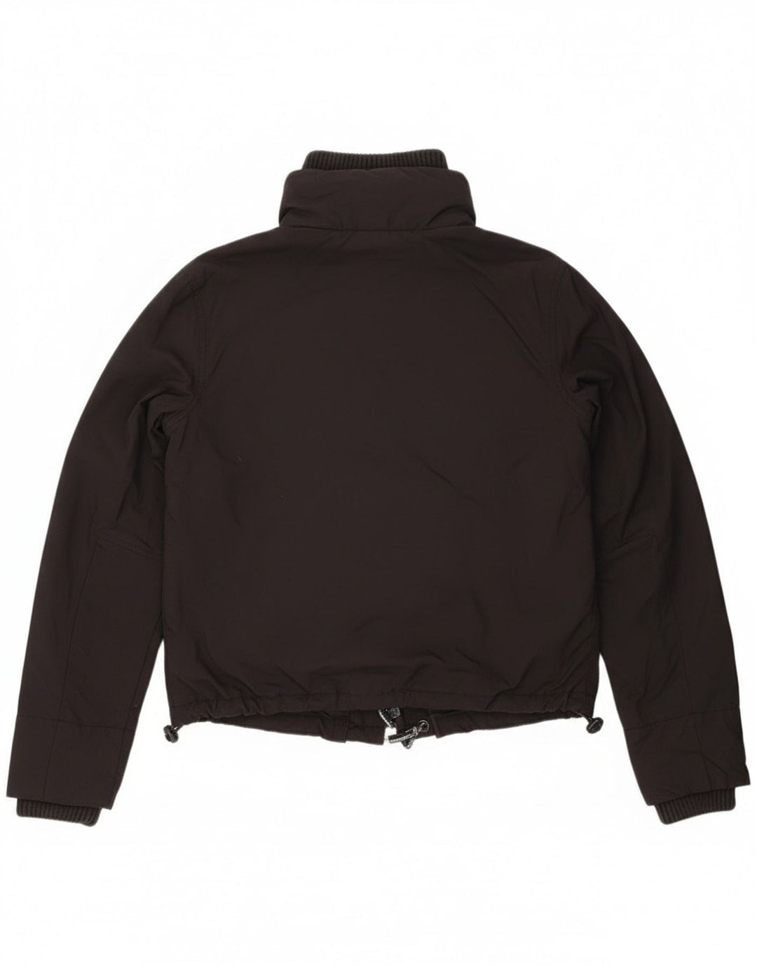 Damska kurtka przeciwdeszczowa Superdry Graphic UK 14, średni czarny nylon