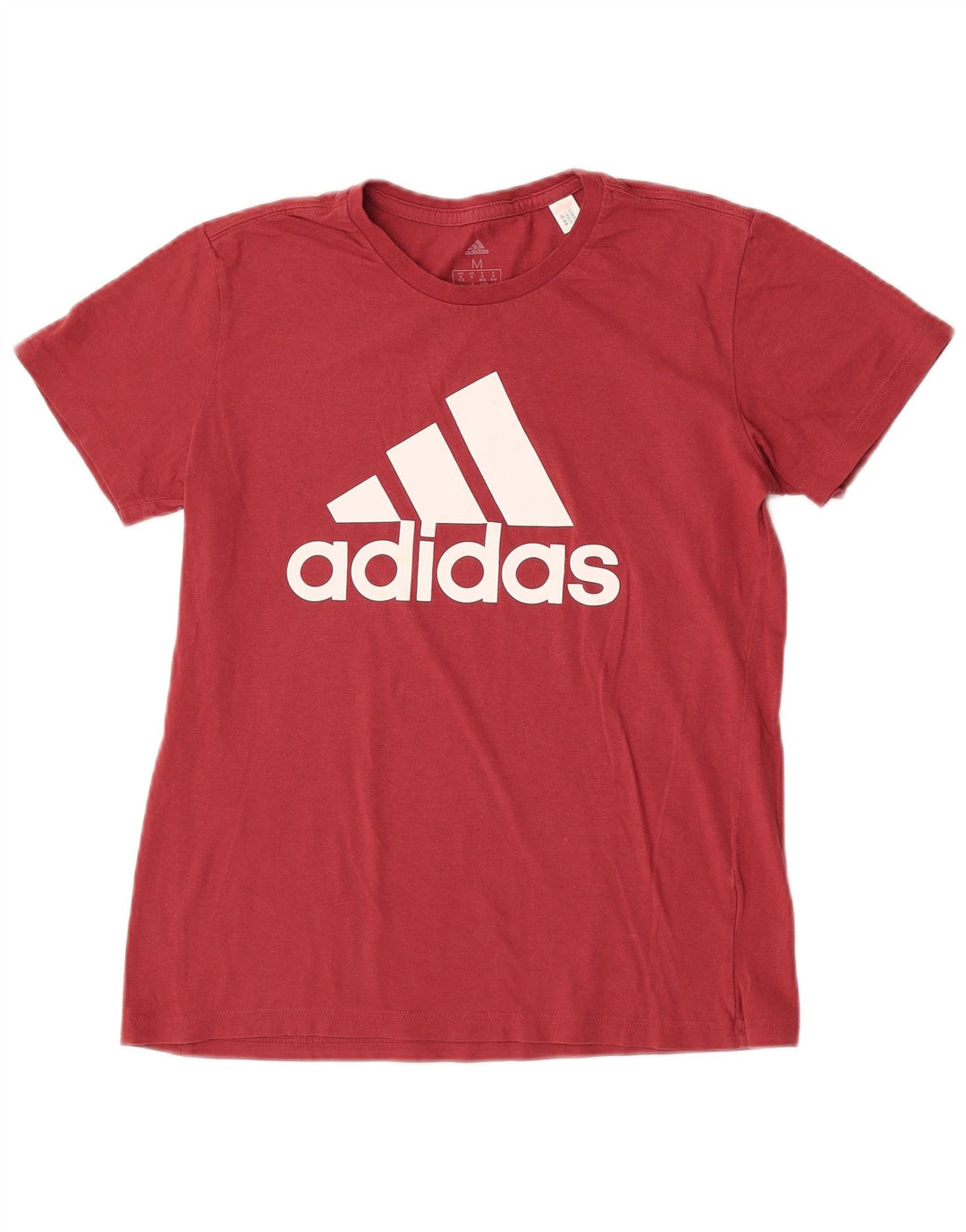 Damska koszulka graficzna Adidas Top UK 12/14 Średnia czerwień
