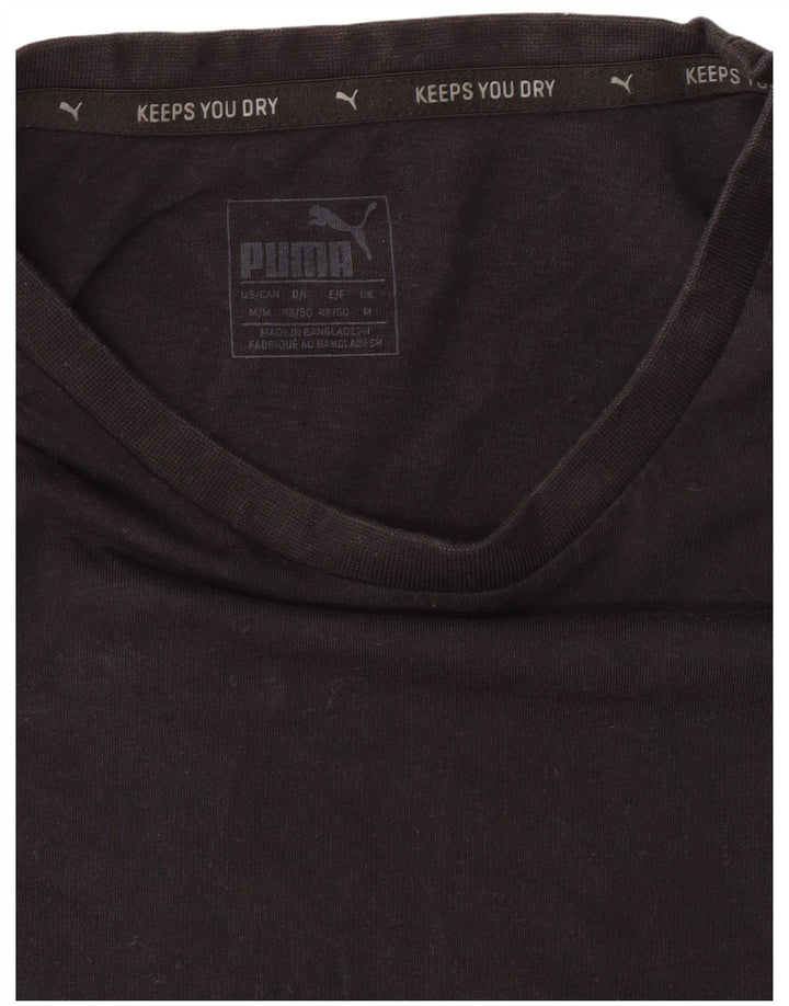 Męski T-shirt Puma z grafiką, średni czarny