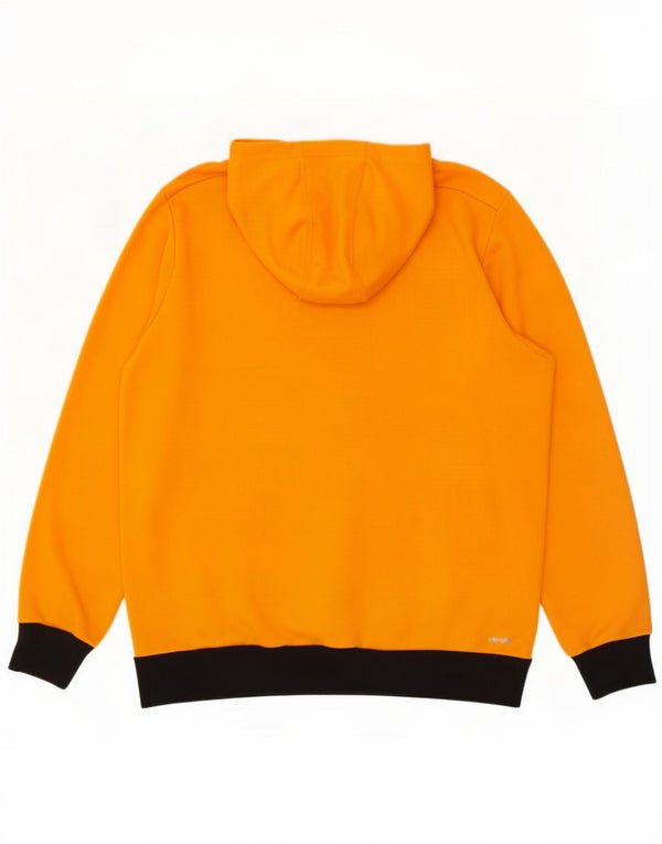 Adidas Męski sweter Climalite Graphic Zip Hoodie Sweter 2XL Pomarańczowy blok kolorów