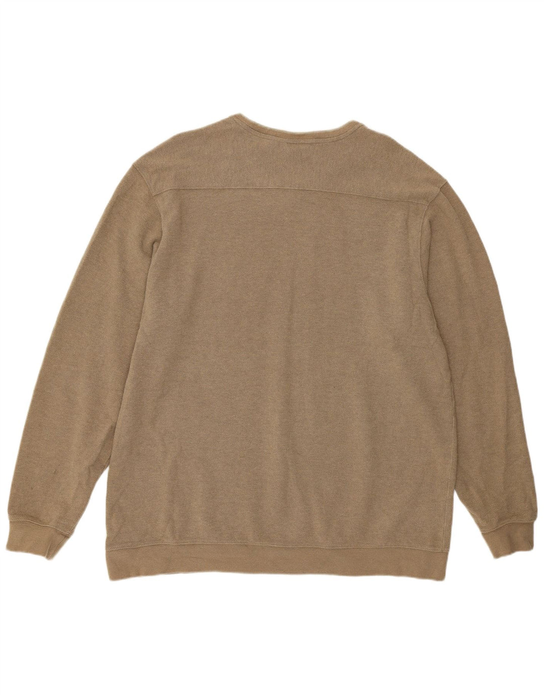 Męski top L.L.Bean z długim rękawem XL, beżowa, bawełniana