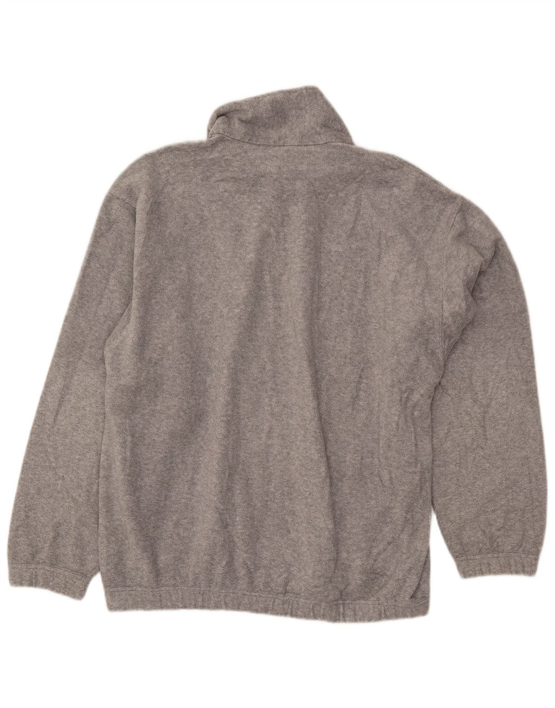 SERGIO TACCHINI Męski sweter polarowy z zamkiem błyskawicznym, duży, szary