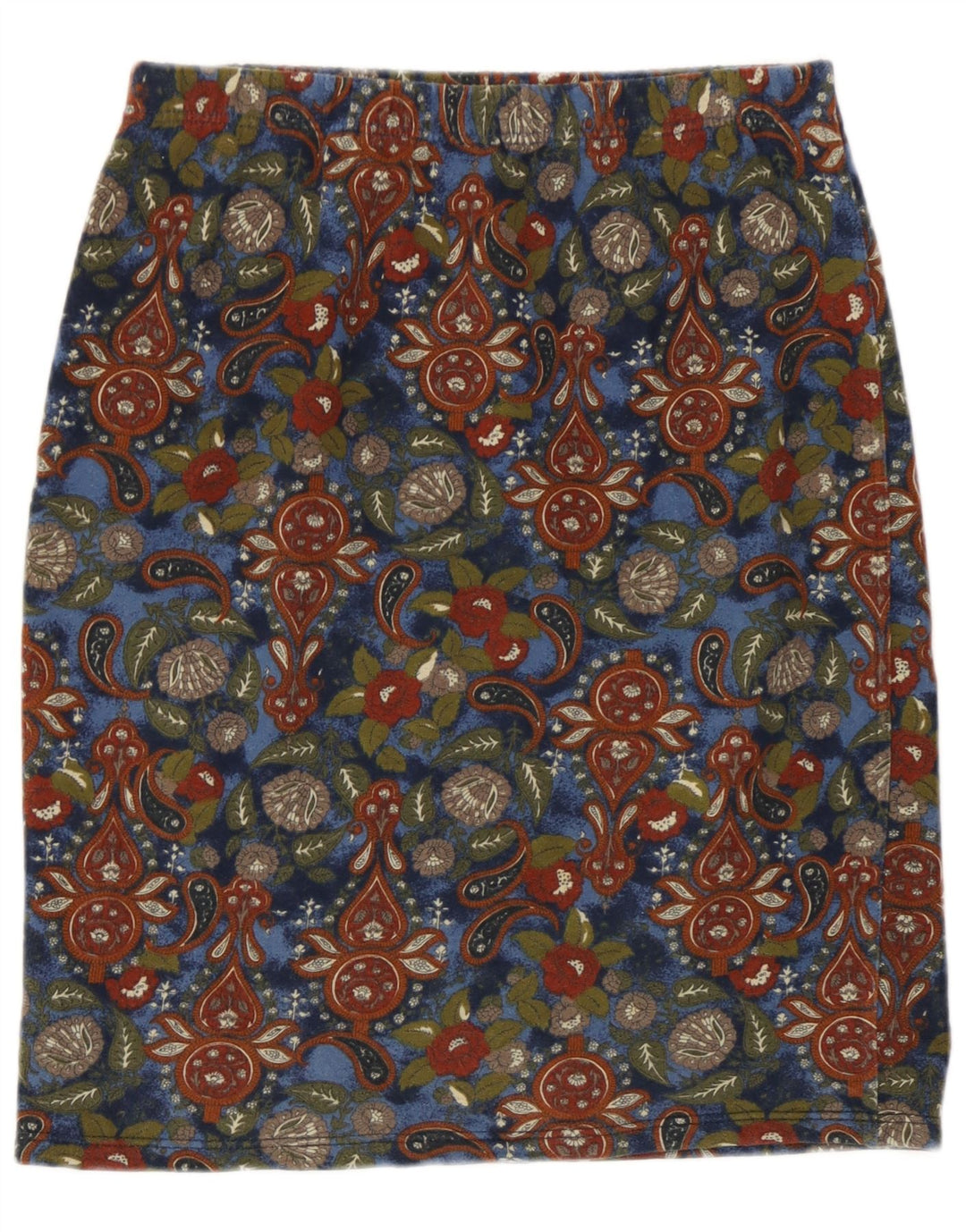 Damska spódnica ołówkowa w stylu vintage W30 Średnia wielobarwna paisley