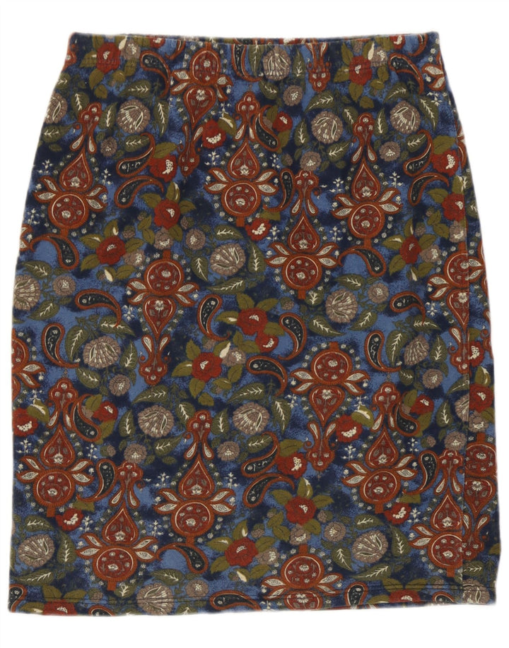 Damska spódnica ołówkowa w stylu vintage W30 Średnia wielobarwna paisley