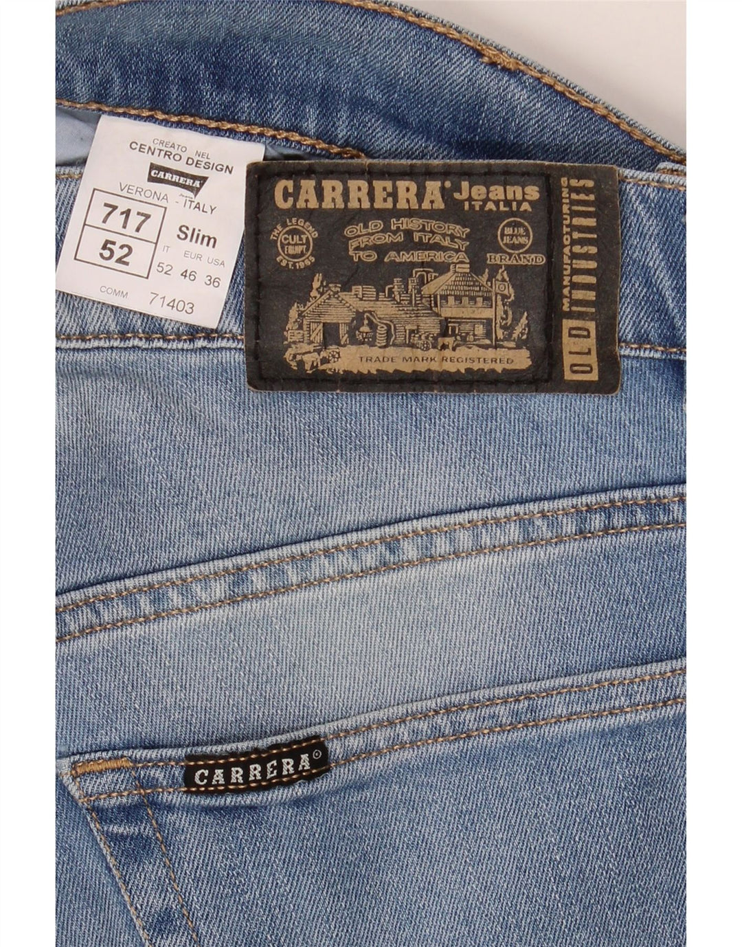 Dżinsy CARRERA Męskie 717 Slim W36 L29 Niebieskie bawełniane