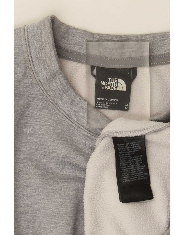 Męski sweter dresowy The North Face, średni szary, nakrapiany poliester