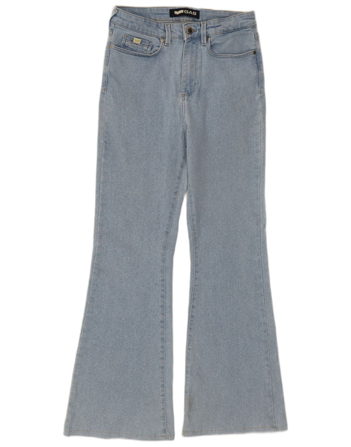Damskie jeansy Gas Camilia Bootcut Flared W26 L29 Niebieskie