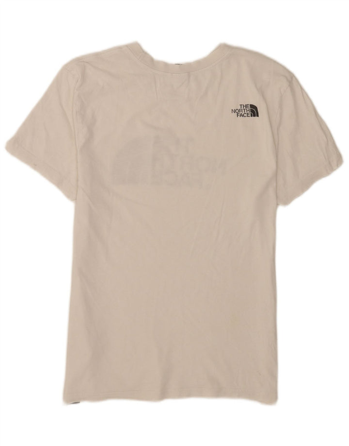 Męski T-shirt z grafiką The North Face, średni biały, bawełniany