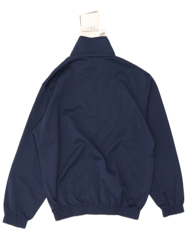 Męska bluza z zamkiem w stylu vintage, średni granat